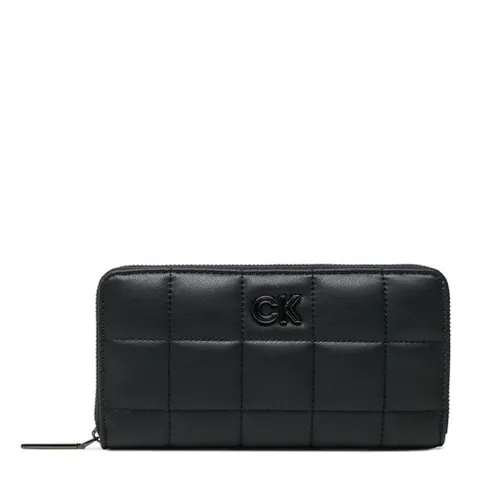 Большой женский кошелек Calvin Klein Re-Lock Quilt Wallet Lg K60K610494 BAX