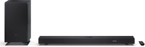 Soundbar SHARP HT-SBW55121 Czarny 5.1.2-kanałowy, Bezprzewodowy Subwoofer, HDMI eARC, Dolby Atmos, 4K, BT