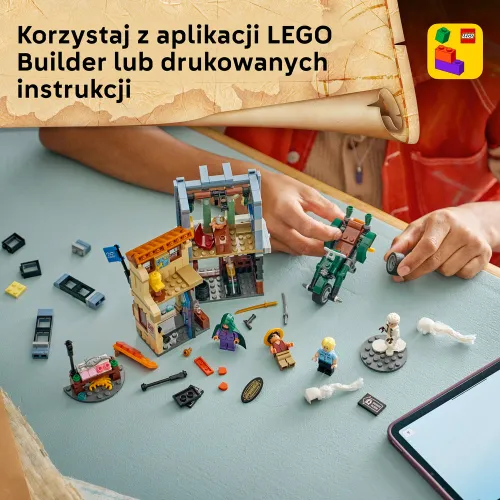 LEGO 75642 ONE PIECE: Столкновение с капитаном Смокером, набор кубиков 9+