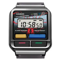 Casio Винтажные эдакие часы Stranger Things A120WEST-1AER серые