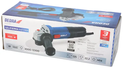 Szlifierka kątowa sieciowa DEDRA DED7938