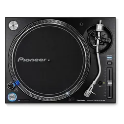 Gramofon PIONEER DJ PLX-1000 Czarny, Manualny,Napęd bezpośredni,Pozłacane gniazda RCA,Prędkość odtw. 33 1/3 obr./min