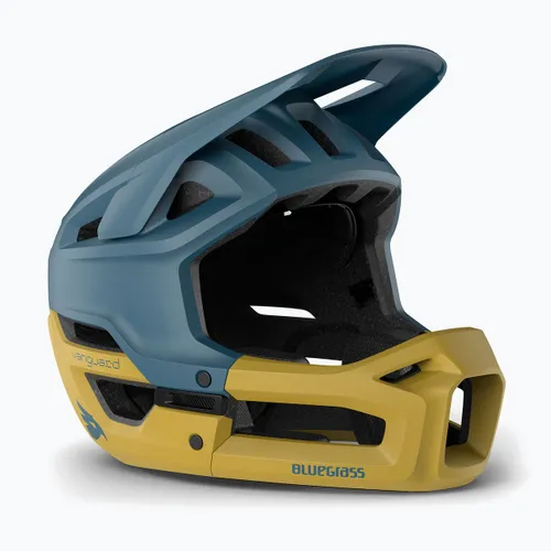 Kask rowerowy Bluegrass Vanguard blue ochre matt