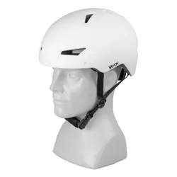Kask rowerowy VAYOX Street VA0423WMM Biały Miejski z lampką (rozmiar M)
