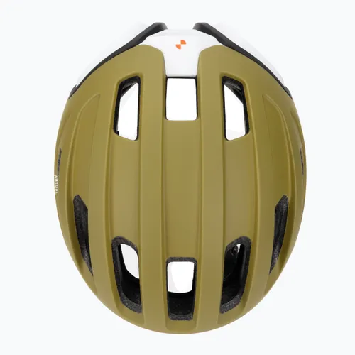Kask rowerowy POC Amidal olivine green matt/thulite pink matt
