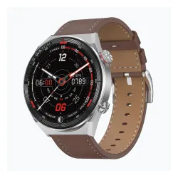 Zegarek Watchmark Maverick srebrny/brązowy
