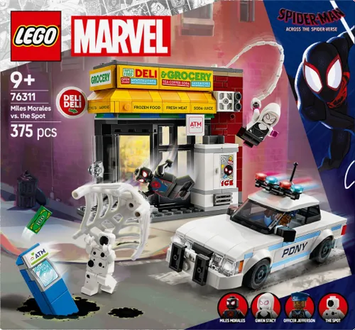 LEGO Klocki Super Heroes 76311 Multiwersum: Miles Morales kontra Spot