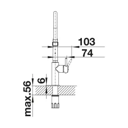 Bateria Blanco Catris-S FLEXO Stal szlachetna