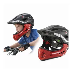 Kask rowerowy dziecięcy fullface szczękowy 2w1 odpinana szczęka rozmiar "M"