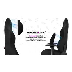 Fotel YUMISU 2054 Magnetic Czarny