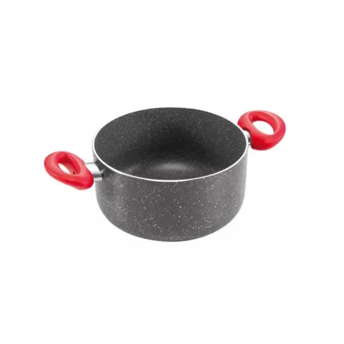 TESCOMA Manico Rosso 4,5 l grafitowy - garnek aluminiowy