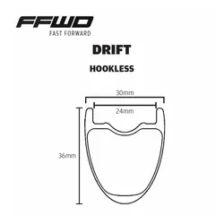 Komplet kół FFWD DRIFT SET FCC