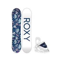 Zestaw snowboardowy Roxy Poppy Package (deska + wiązanie Poppy Speed Strap) - Długość (cm) - 90