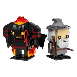 LEGO 40631 BrickHeadz Gandalf Szary I Balrog