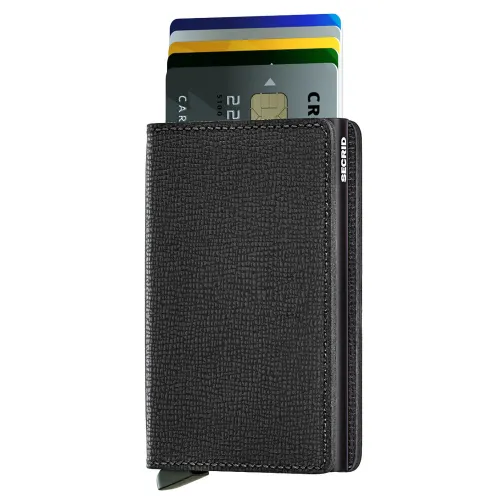 Slimwallet Secrid'in Küçük RFID Cüzdanı-crisple black