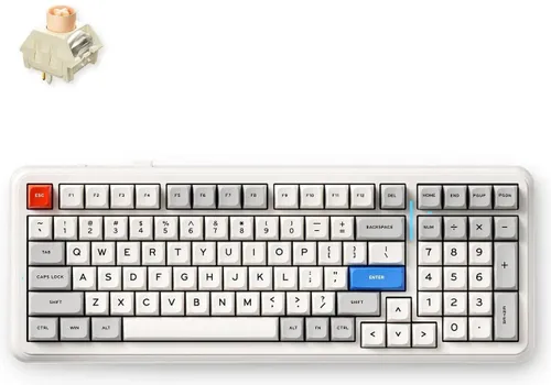 Klawiatura MCHOSE MC-K99V2-11 Retro Biały