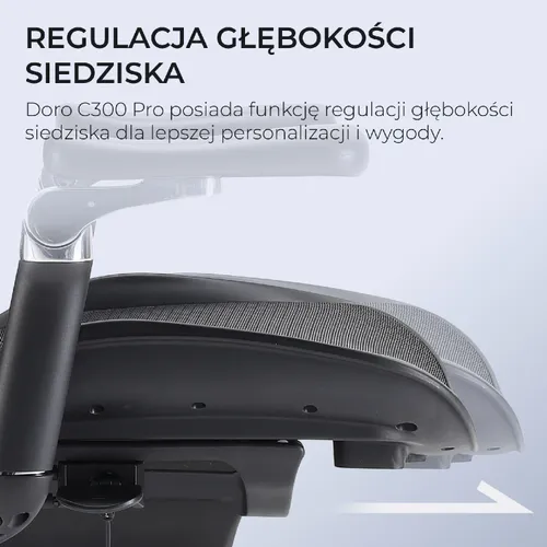 Fotel SIHOO Doro C300 PRO Czarny
