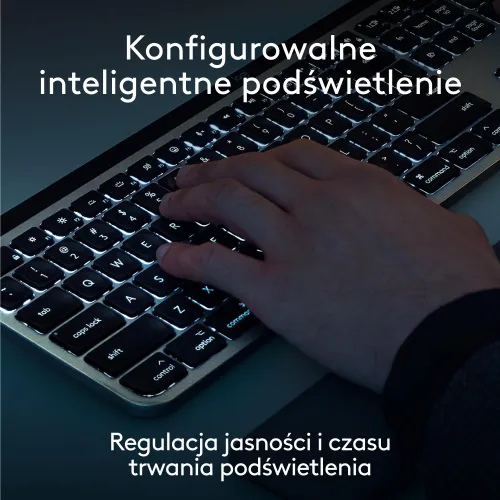 Klawiatura membranowa Logitech MX Keys S dla Mac Szary