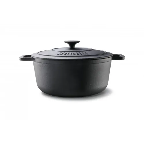 SKOTTSBERG Cast Iron 5,5 l - garnek żeliwny na ognisko z pokrywką