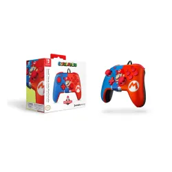 Pad PDP Faceoff Delux+ Audio Mario do Nintendo Switch Przewodowy