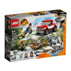 LEGO Jurassic World 76946 Schwytanie welociraptorów Blue i Bety