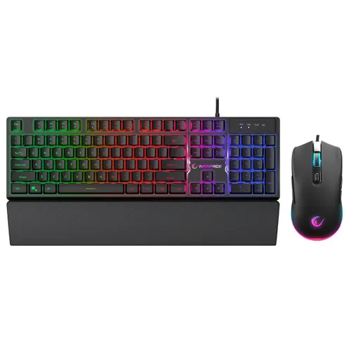 Zestaw klawiatura i mysz Rampage Fortuna przewodowy czarny