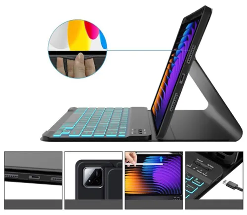 Etui na Xiaomi Pad 7/7 Pro TECH-PROTECT Sc Pen Czarny Klawiatura