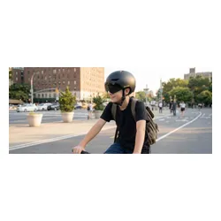 Kask XRIDER XRIH008M Inteligentny Czarny Miejski z lampką i kierunkowskazami (rozmiar M)