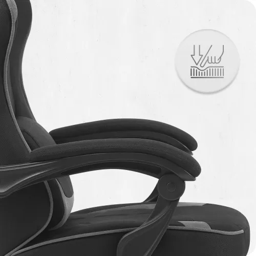 Fotel CABRO C504 Czarno-szary