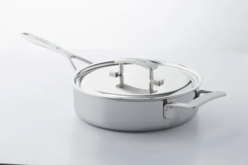 DEMEYERE INDUSTRY 5 Patelnia głęboka 2H z pokrywką 24 cm