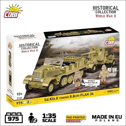 Sd.Kfz. 8 TOWING 8,8cm FLAK 36