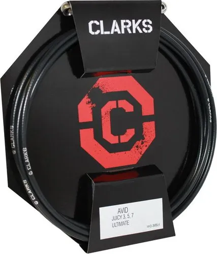 Clarks Przewód hamulca hydraulicznego CLARK'S AVID SRAM (Elixir, CR, XX, XO) z końcówkami przód tył 3000mm czarny