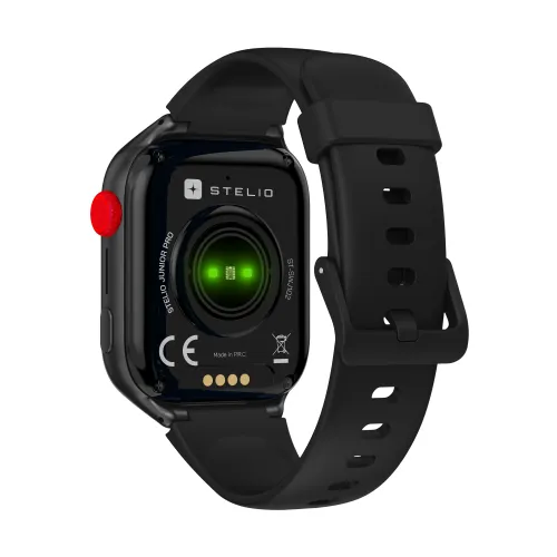Smartwatch STELIO JuniorPro Funkcje AI 4G Czarny