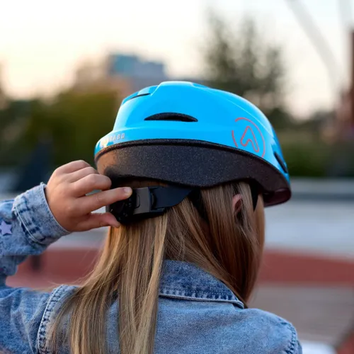 Kask rowerowy dziecięcy ATTABO Hinge niebieski
