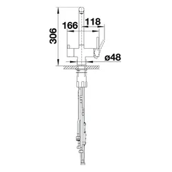 Bateria BLANCO Fontas-S II 525204 Biały