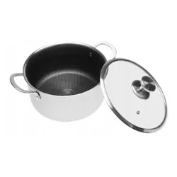 Garnek stalowy z powłoką nieprzywierającą plaster miodu 30cm 8,3l 7686
