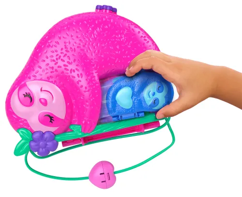 Lalka POLLY POCKET Kompaktowa torebka Rodzina leniwców HRD40