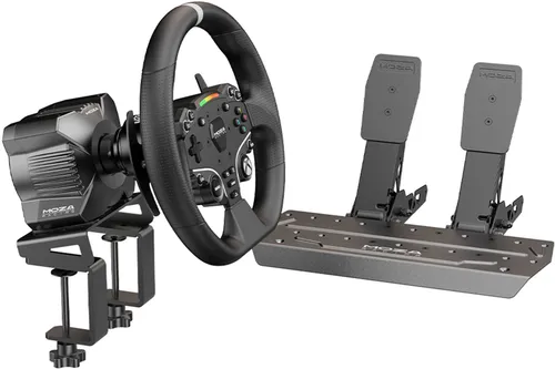 Kierownica MOZA Racing R3 RS053 do PC Xbox Zestaw gamingowy (baza R3 + kierownica ES + pedały SRP-Lite + zaciski)