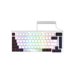 Klawiatura mechaniczna Aqirys Adara Mini HaiMu Linear Pink Czarno-biały