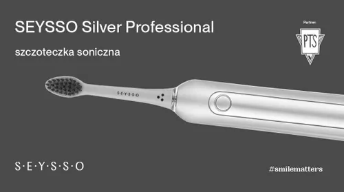 Szczoteczka soniczna SEYSSO Carbon Professional Silver
