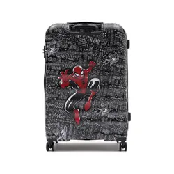 Duża Twarda Walizka American Tourister Wavebreaker Disney 85687-A083-1CNU Spiderman Skech