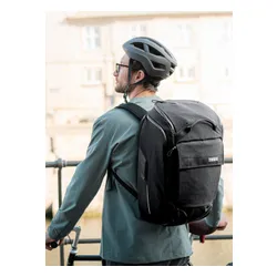 Hybrydowy plecak sakwa rowerowa Thule Paramount Hybrid Pannier 26 l - black