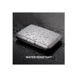 Кошелек Ogon Design Stockholm Card Case Premium V3, алюминиевый, синий