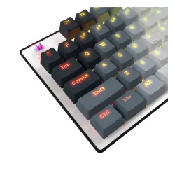 Klawiatura mechaniczna Lorgar Azar 514 RGB Biało-czarny