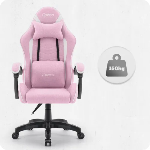 Fotel CABRO C500 Różowo-Biały