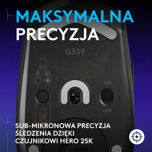 Myszka gamingowa Logitech G309 Lightspeed Czarny