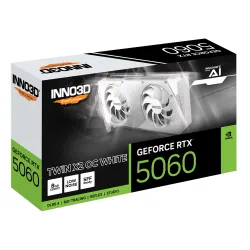 Karta graficzna Inno3D GeForce RTX 5060 Twin X2 OC White 8GB GDDR7 128bit DLSS 4
