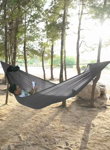 Hamak turystyczny Ticket To The Moon Lightest Pro Hammock - grey