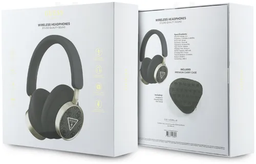 Słuchawki nauszne GUESS 4G Triangle Logo Bluetooth ENC Czarny