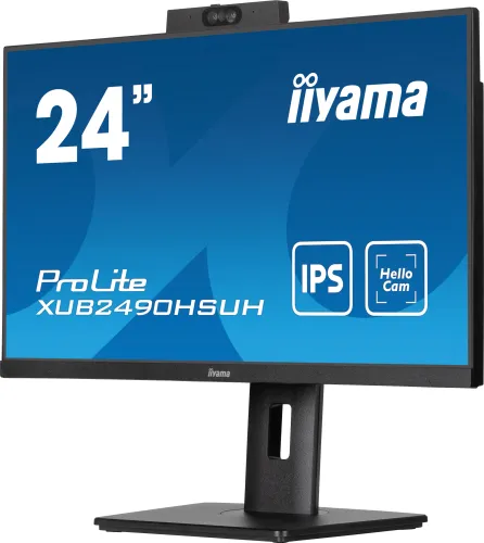 Monitor iiyama ProLite XUB2490HSUH-B1 z kamerą 23,8" Full HD IPS 100Hz 4ms